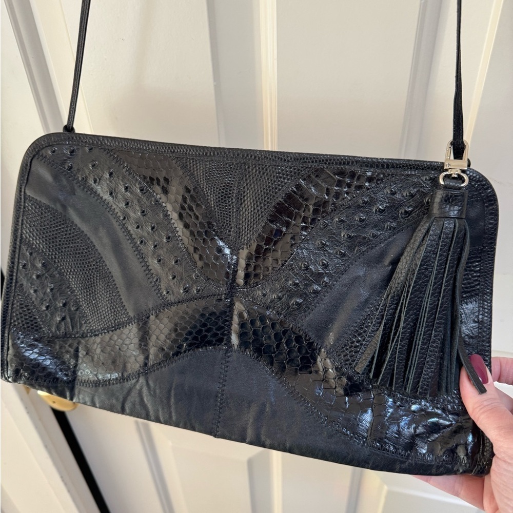 Stegio For Trotting Black Shoulder Bag